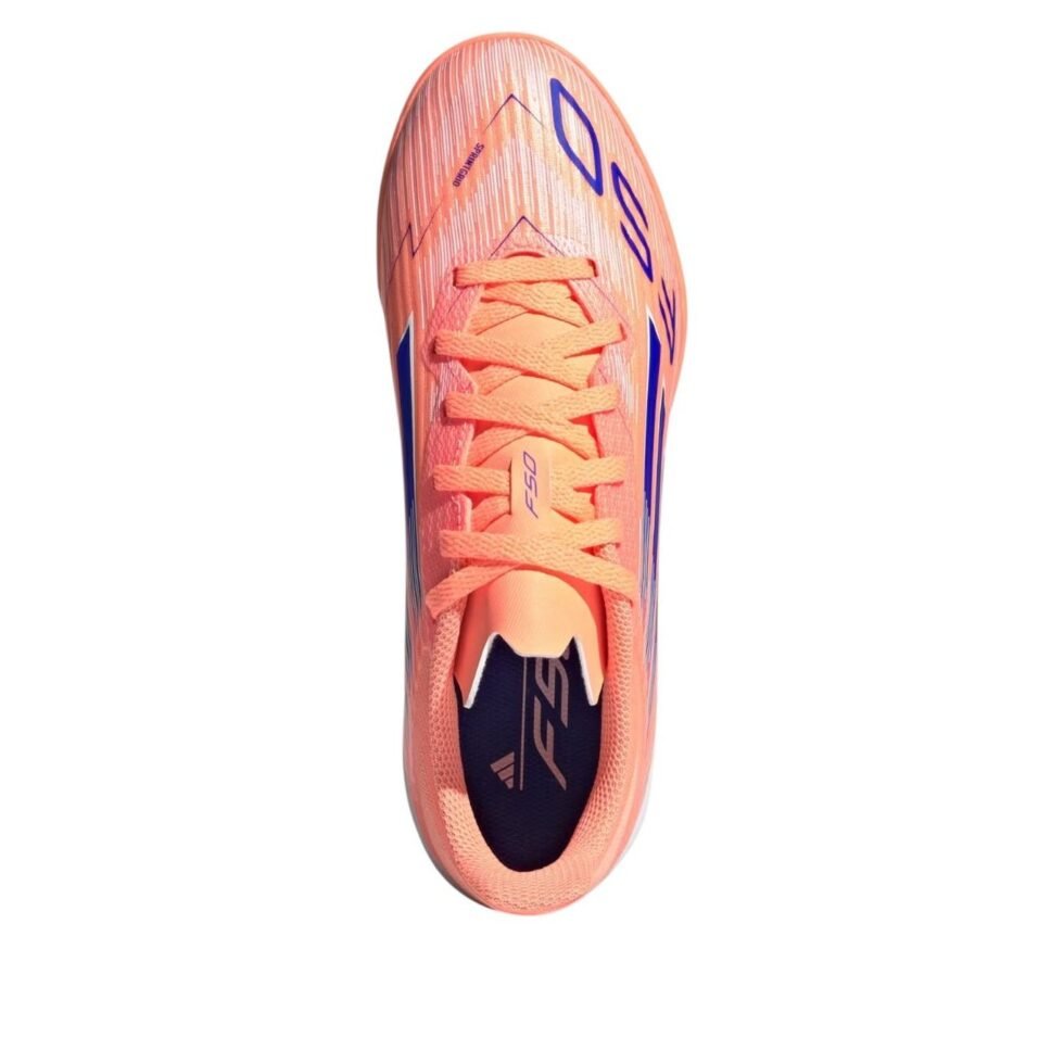 (GS) adidas F50 League TF 'Beam Orange Lucid Blue' JI0001 - Image 2