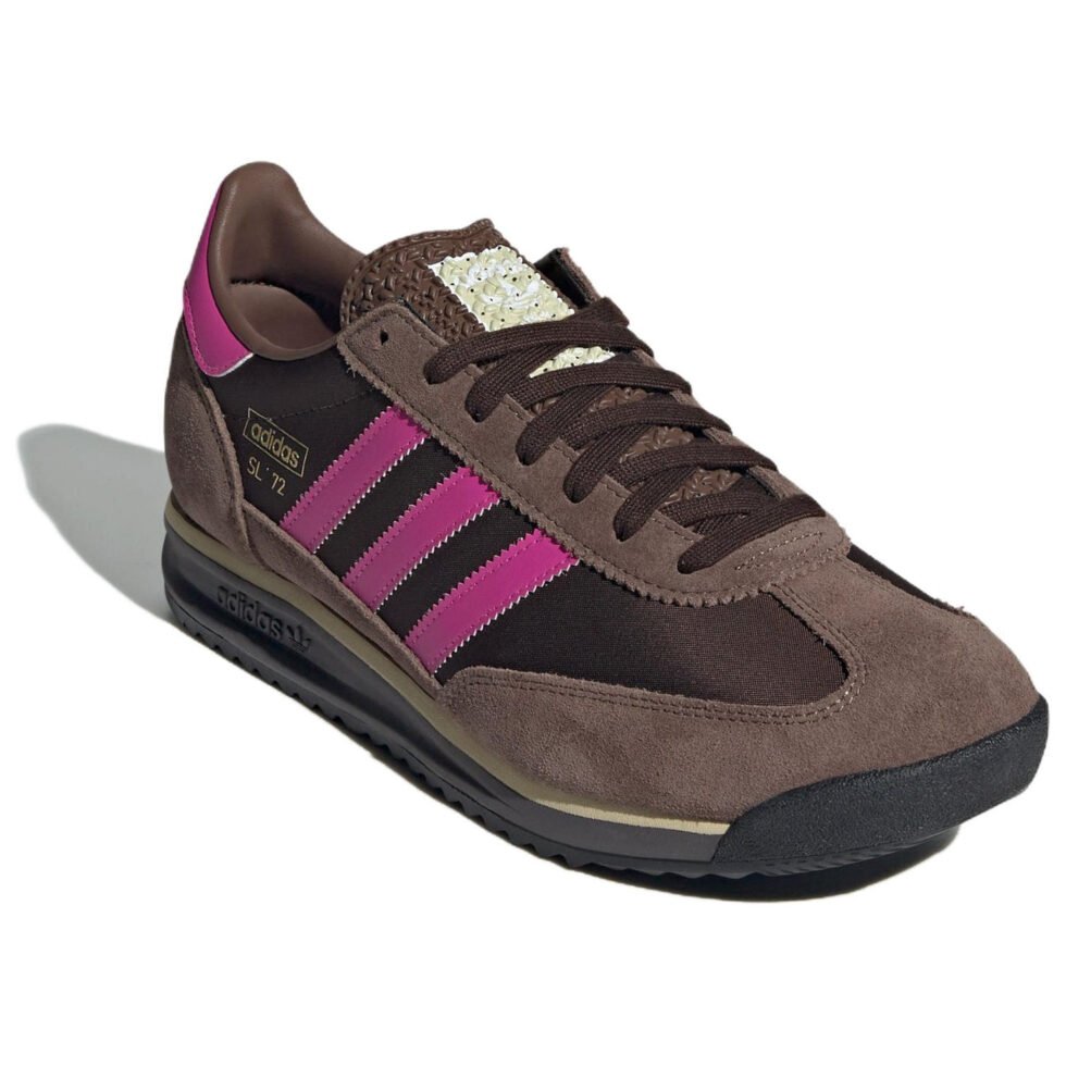 adidas Originals SL 72 RS 'Dark Brown Lucid Fuchsia' JI2494 - Image 3