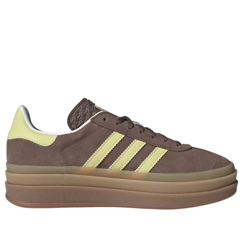 (WMNS) adidas Gazelle Bold 'Earth Strata Powder Yellow' JI2697 - Image 2