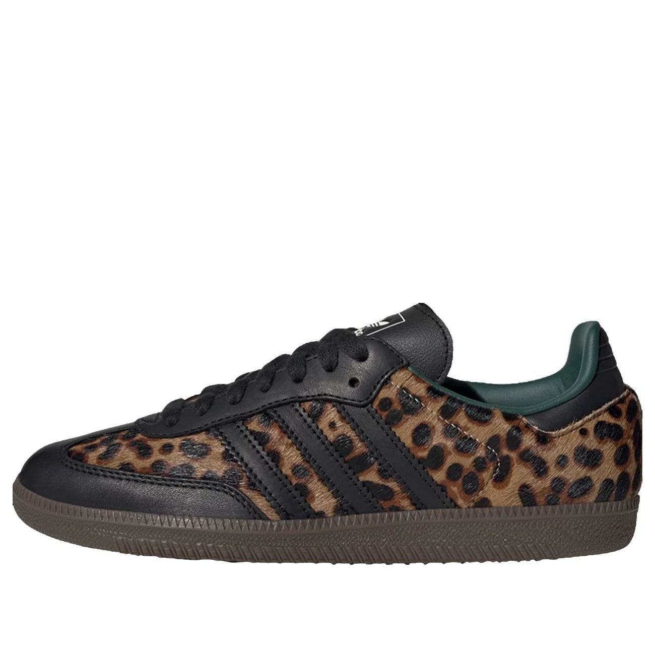 (WMNS) adidas Samba OG 'Core Black Leopard' JI2735