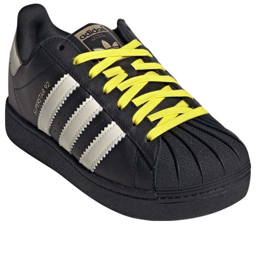 adidas x Pharrell Superstar 92 'Black' JI4267 - Image 3
