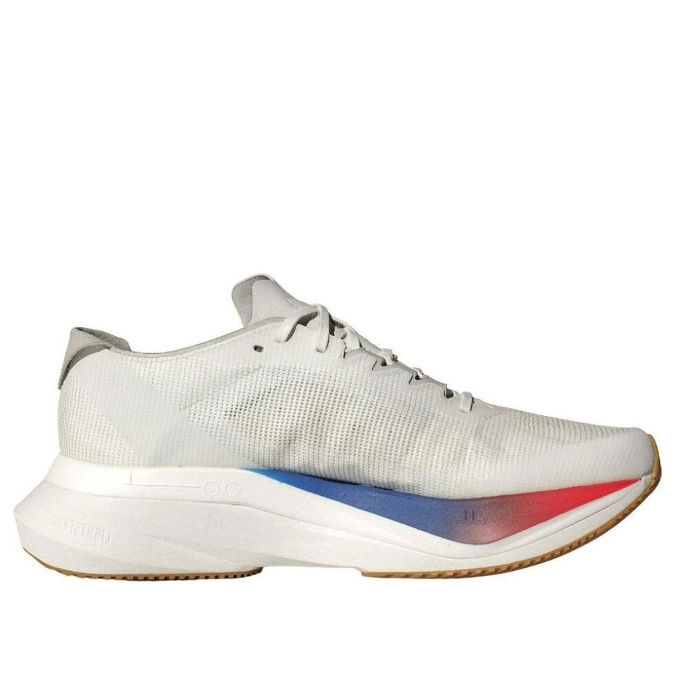 (WMNS) adidas Adizero Boston 12 'Core White Matte Silver Pure Ruby' JI4480 - Image 2