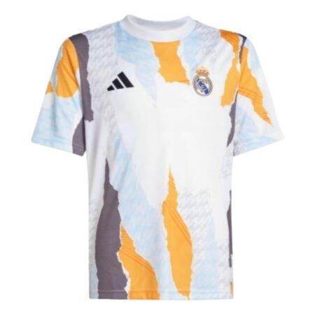 (GS) adidas Real Madrid 24/25 Pre-Match Jersey Asia Sizing Asia Sizing 'White' JJ3491