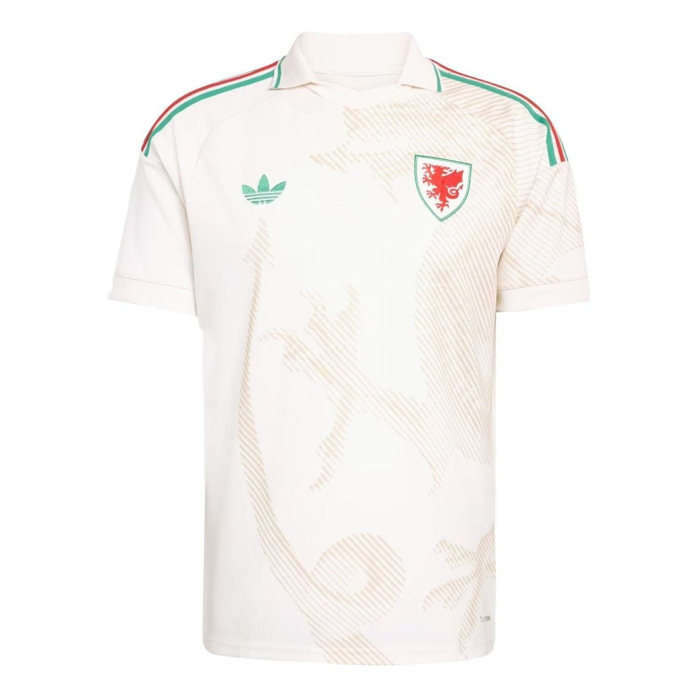 adidas Wales 2026 Away Jersey Asia Sizing 'Chalk White' JL6928