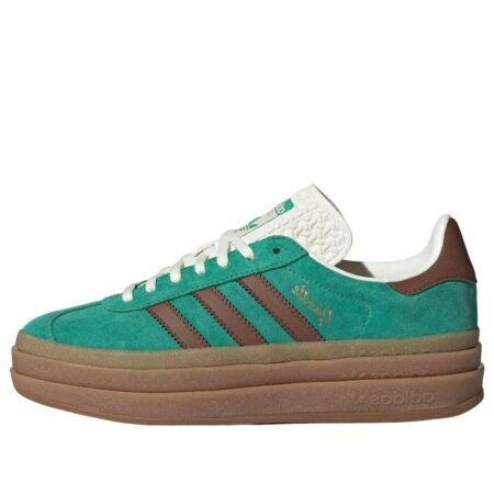 (WMNS) adidas Gazelle Bold 'Green Brown' JP8045