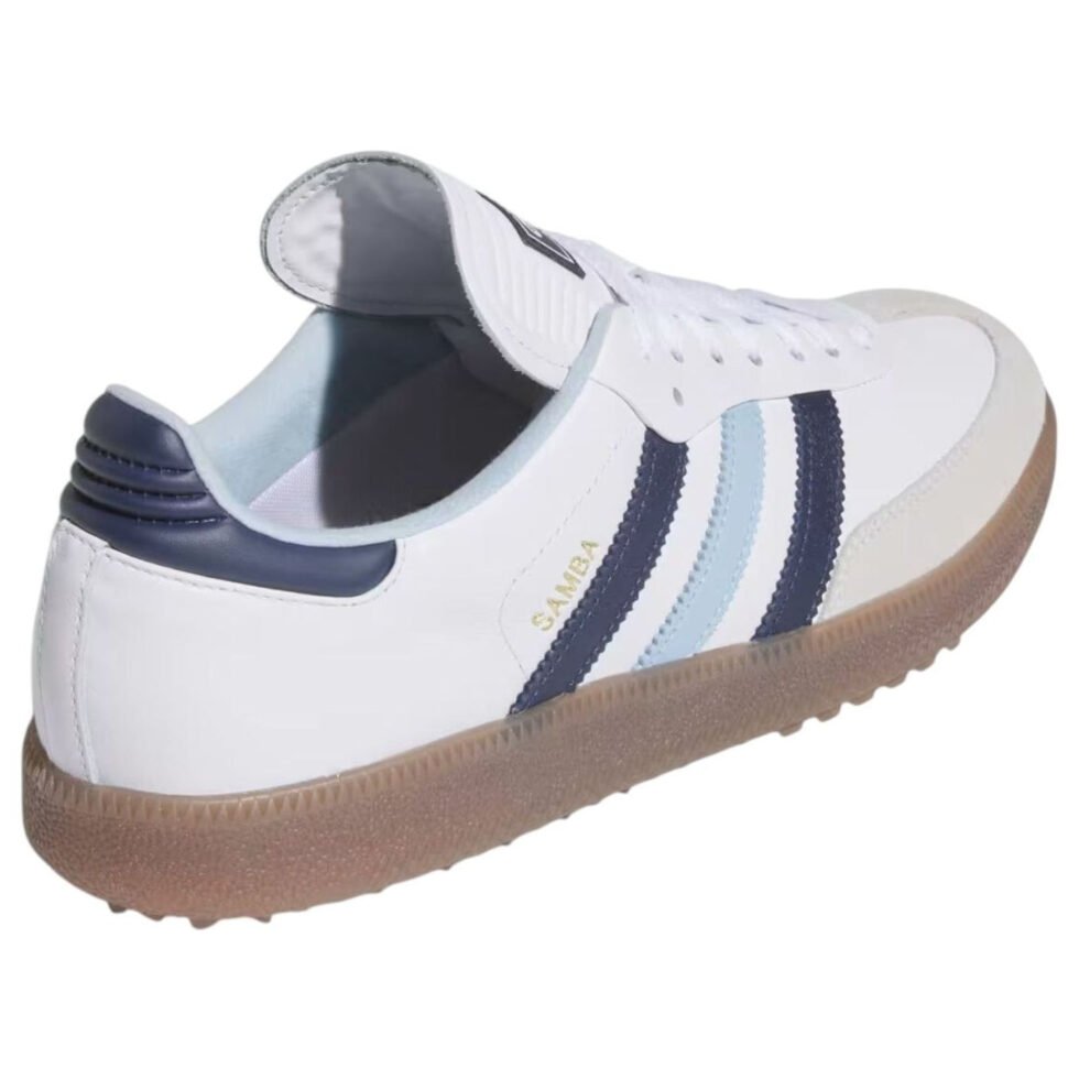 adidas Samba Spikeless Golf 'White Night Indigo Clear Sky' JP8650 - Image 3