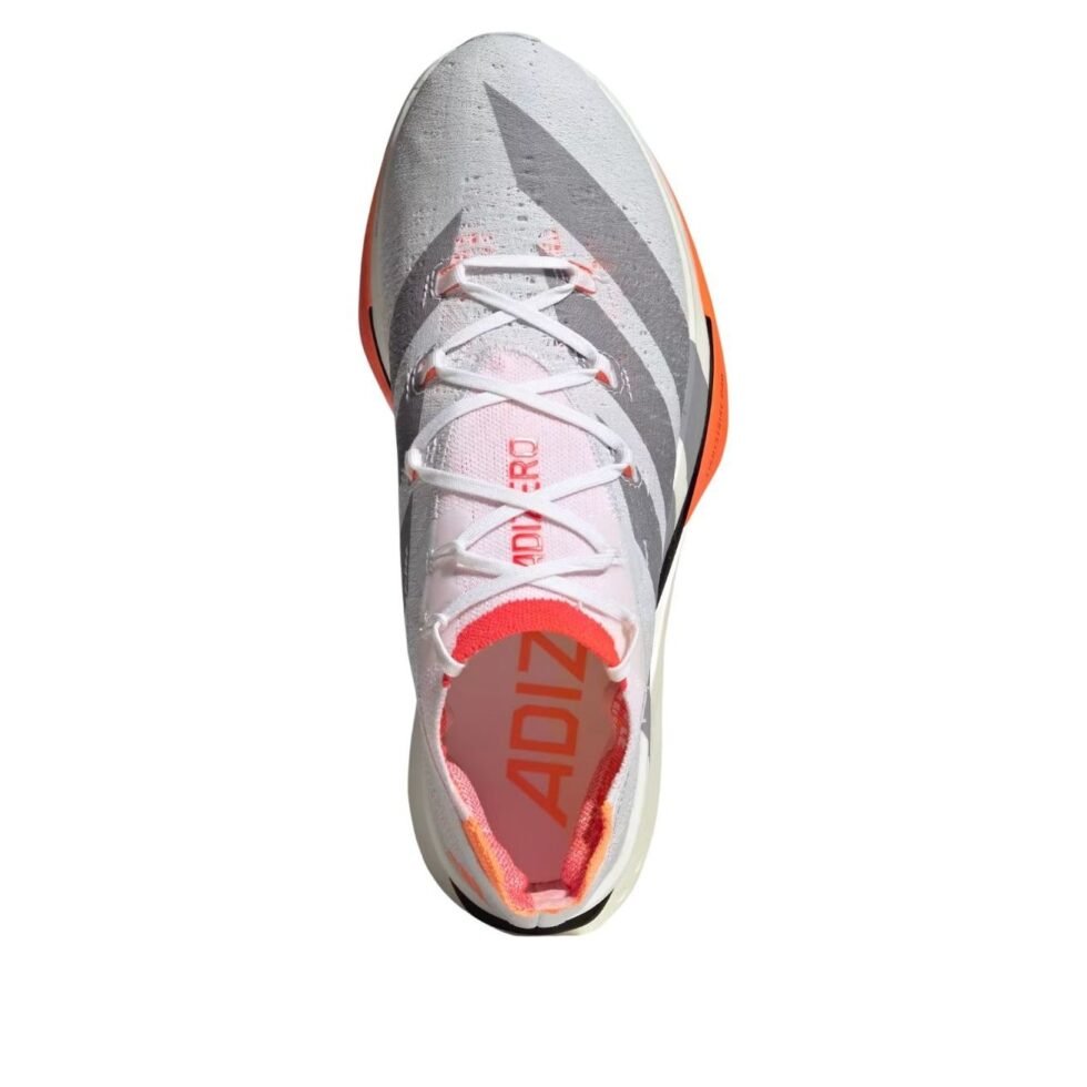 adidas adizero Prime X3 Strung 'Cloud White Lucid Red' JP9192 - Image 2