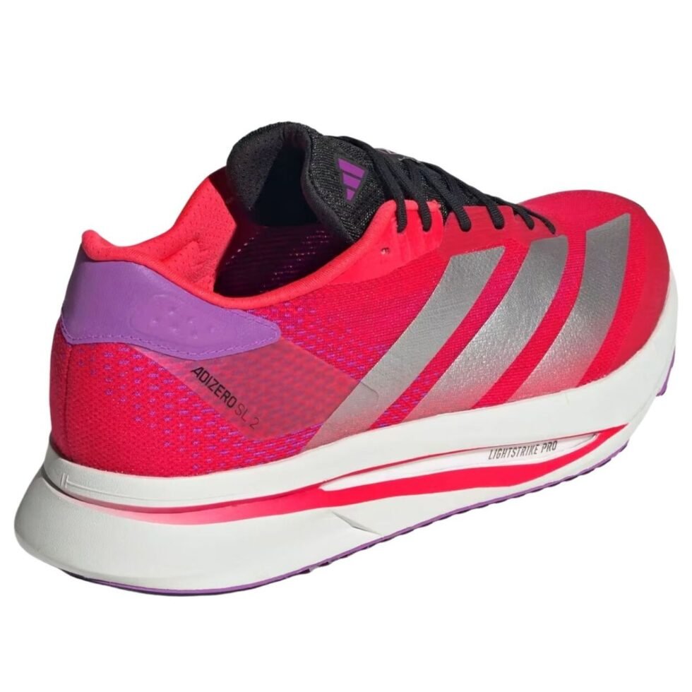 adidas Adizero SL2 'Lucid Red Silver Metallic Purple Burst' JQ0353 - Image 5