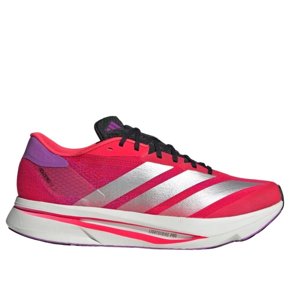 adidas Adizero SL2 'Lucid Red Silver Metallic Purple Burst' JQ0353 - Image 6