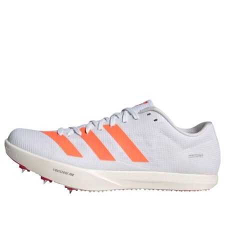 adidas Adizero Long Jump 'White Lucid Orange' JQ0807