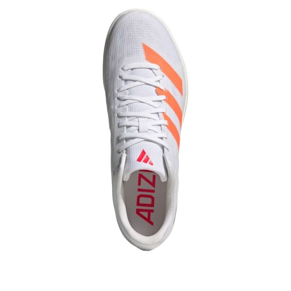 adidas Adizero Long Jump 'White Lucid Orange' JQ0807 - Image 2