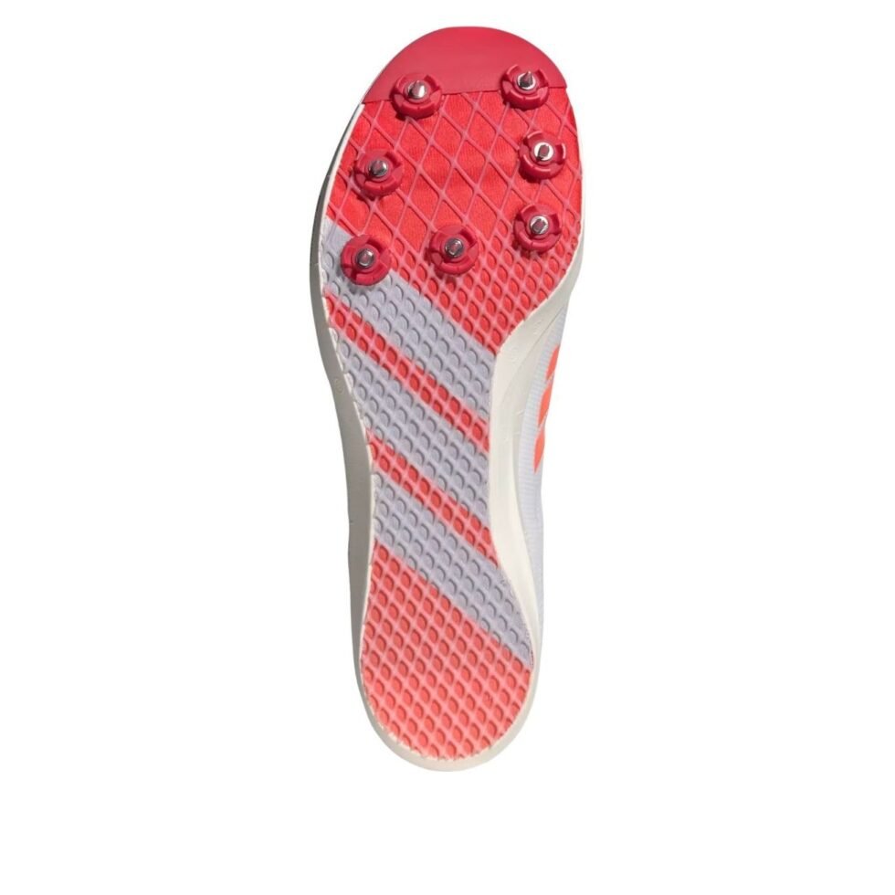 adidas Adizero Long Jump 'White Lucid Orange' JQ0807 - Image 3