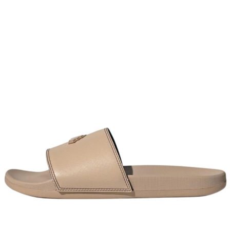 adidas Adilette Comfort Slides Asia Sizing 'Warm Sandstone Core Black' JQ2255