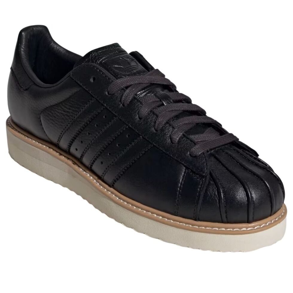adidas Superstar Lux 'Core Black Warm Sandstone' JQ4314 - Image 2