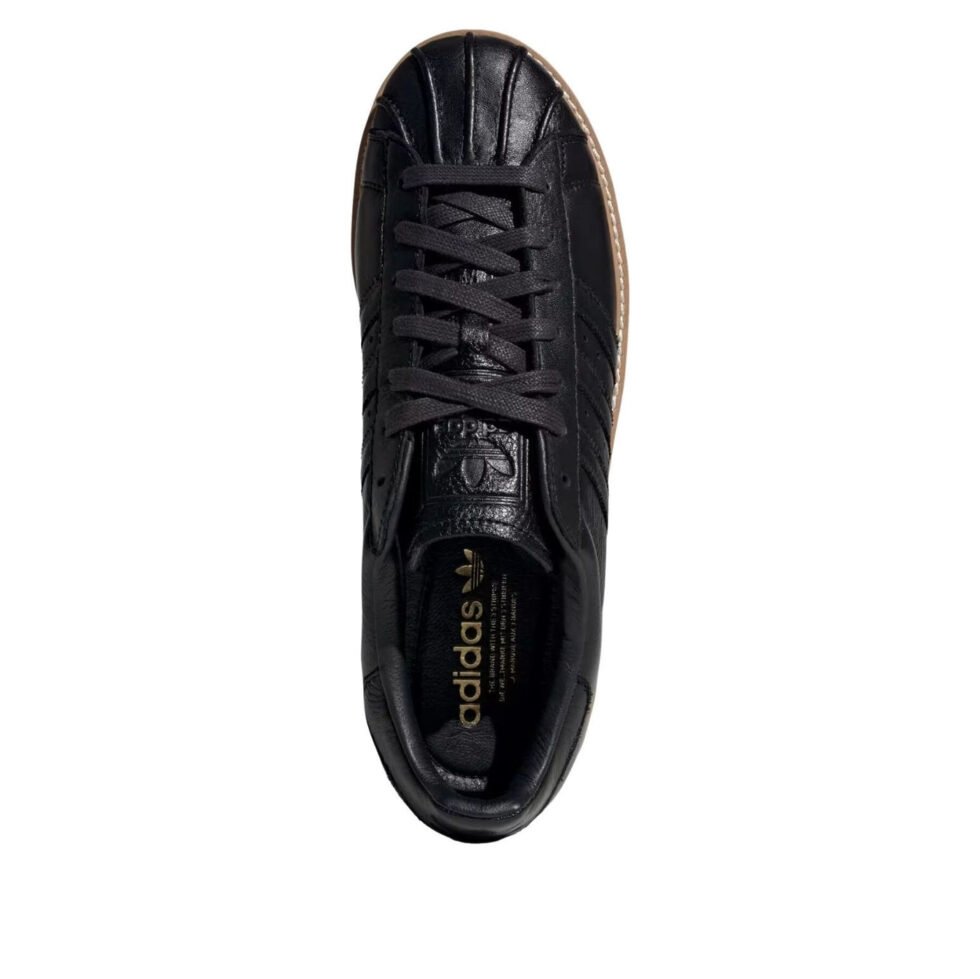 adidas Superstar Lux 'Core Black Warm Sandstone' JQ4314 - Image 4