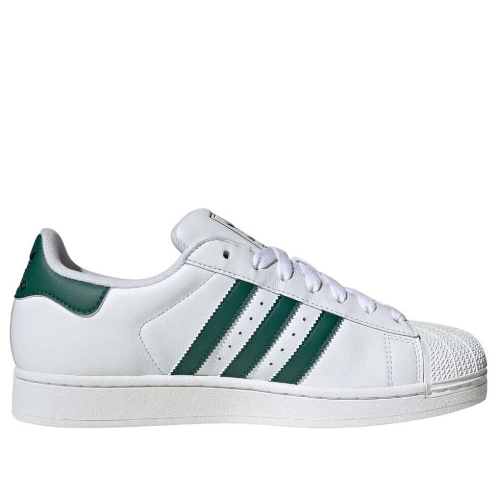 adidas Superstar 2 'White Collegiate Green' JQ4730 - Image 2