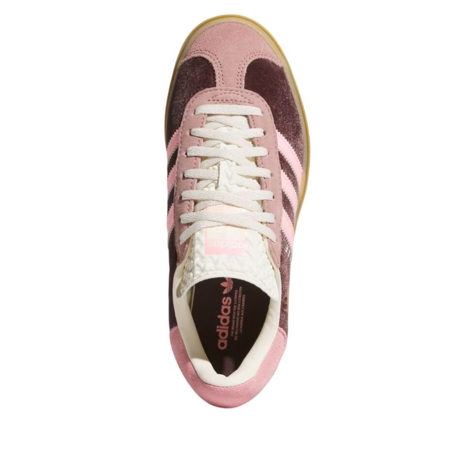 (WMNS) adidas Gazelle Bold 'Shadow Brown Glow Pink' JQ5143 - Image 3