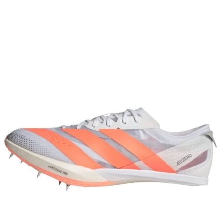 adidas Adizero Finesse Short Distance 'White Lucid Orange' JQ5932
