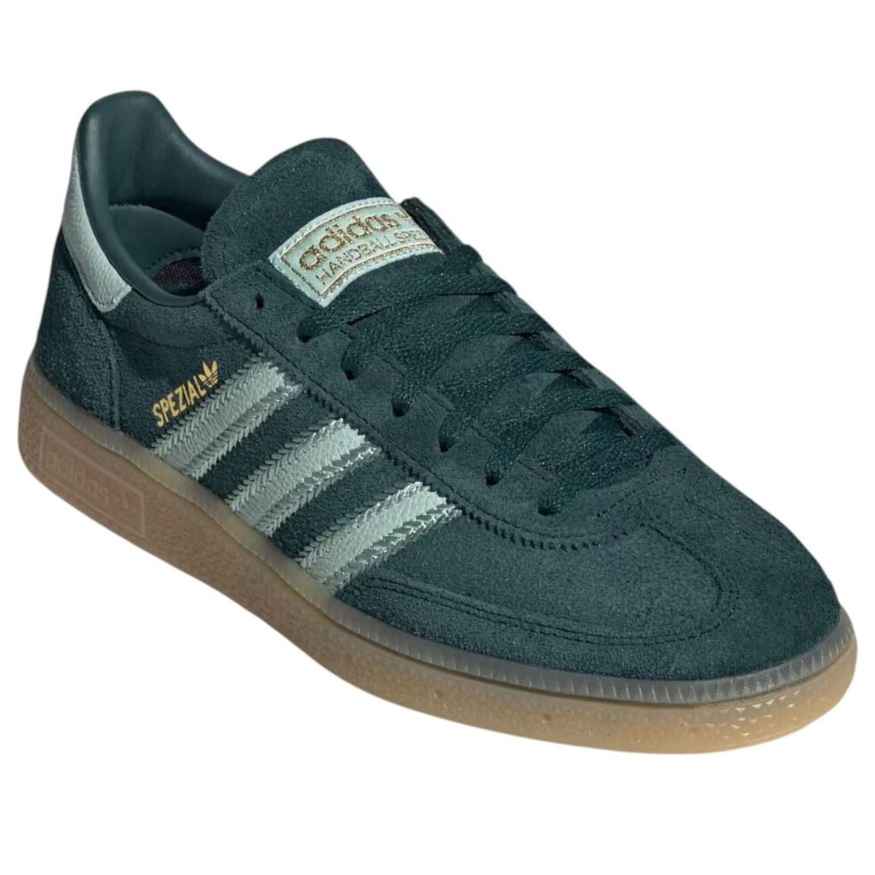 (WMNS) adidas Handball Spezial 'Aurora Ivy Ash Green Gum' JR0847 - Image 2