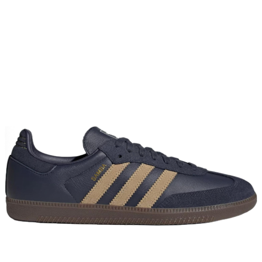 adidas Samba 'Shadow Navy Golden Beige Gum' JR0894 - Image 6