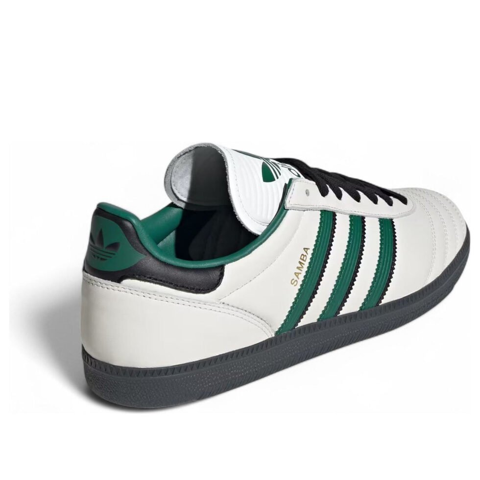 adidas Samba JP 'White Collegiate Green Carbon' JR0964 - Image 4