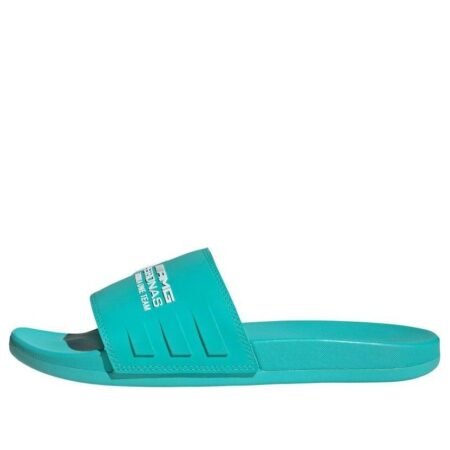 adidas x Mercedes AMG Adilette Slides Asia Sizing 'Petronas Formula One Team Mint Rush' JR1071