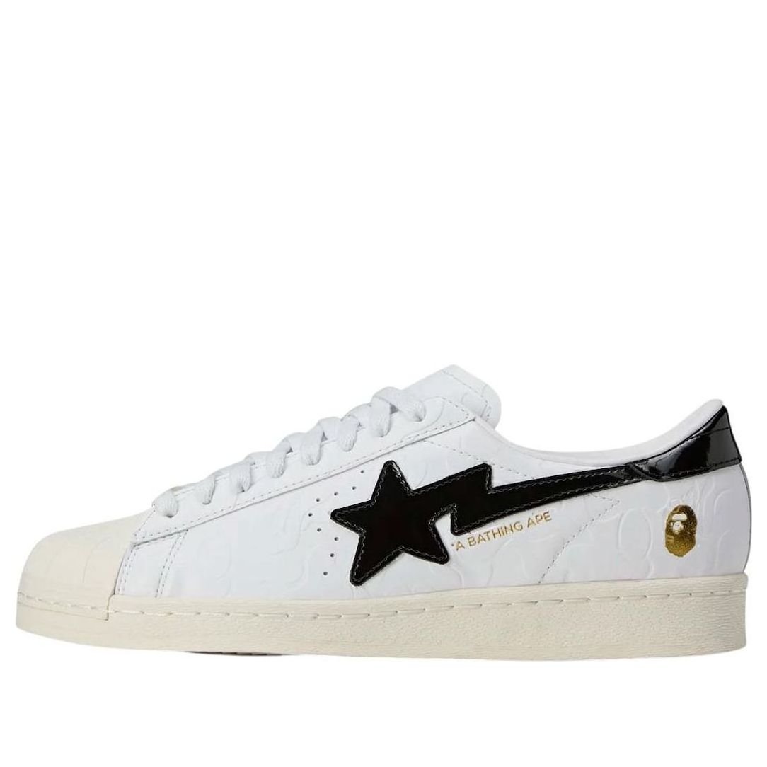 adidas x A Bathing Ape Superstar Vintage 'White Black' JR2701