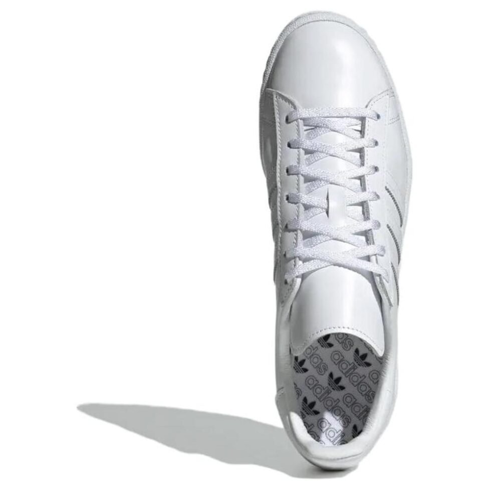 adidas Campus 80s 'Triple White' JR2740 - Image 4
