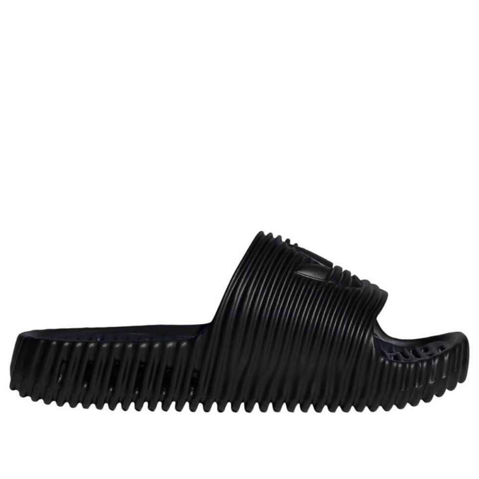 adidas Adilette 25 Slides 'Black Carbon' JR3613 - Image 2
