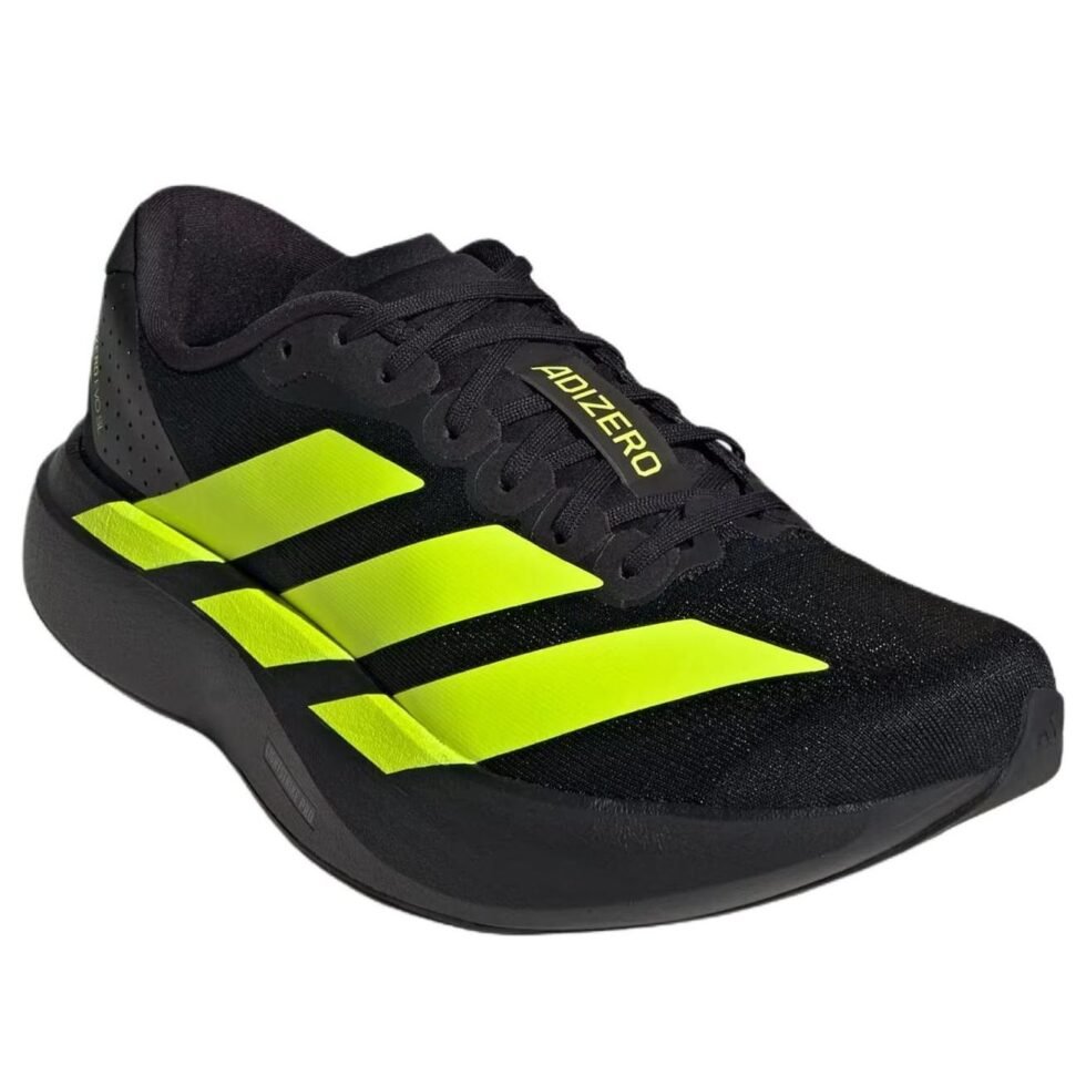 (WMNS) adidas Adizero EVO SL 'Core Black Lucid Lemon' JR5842 - Image 5