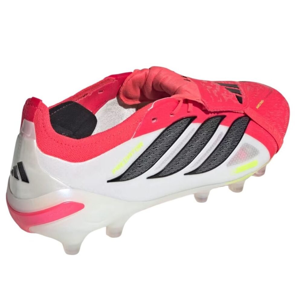adidas Predator Elite Fold Over Tongue AG 'Lucid Red Cloud White' JR5899 - Image 4