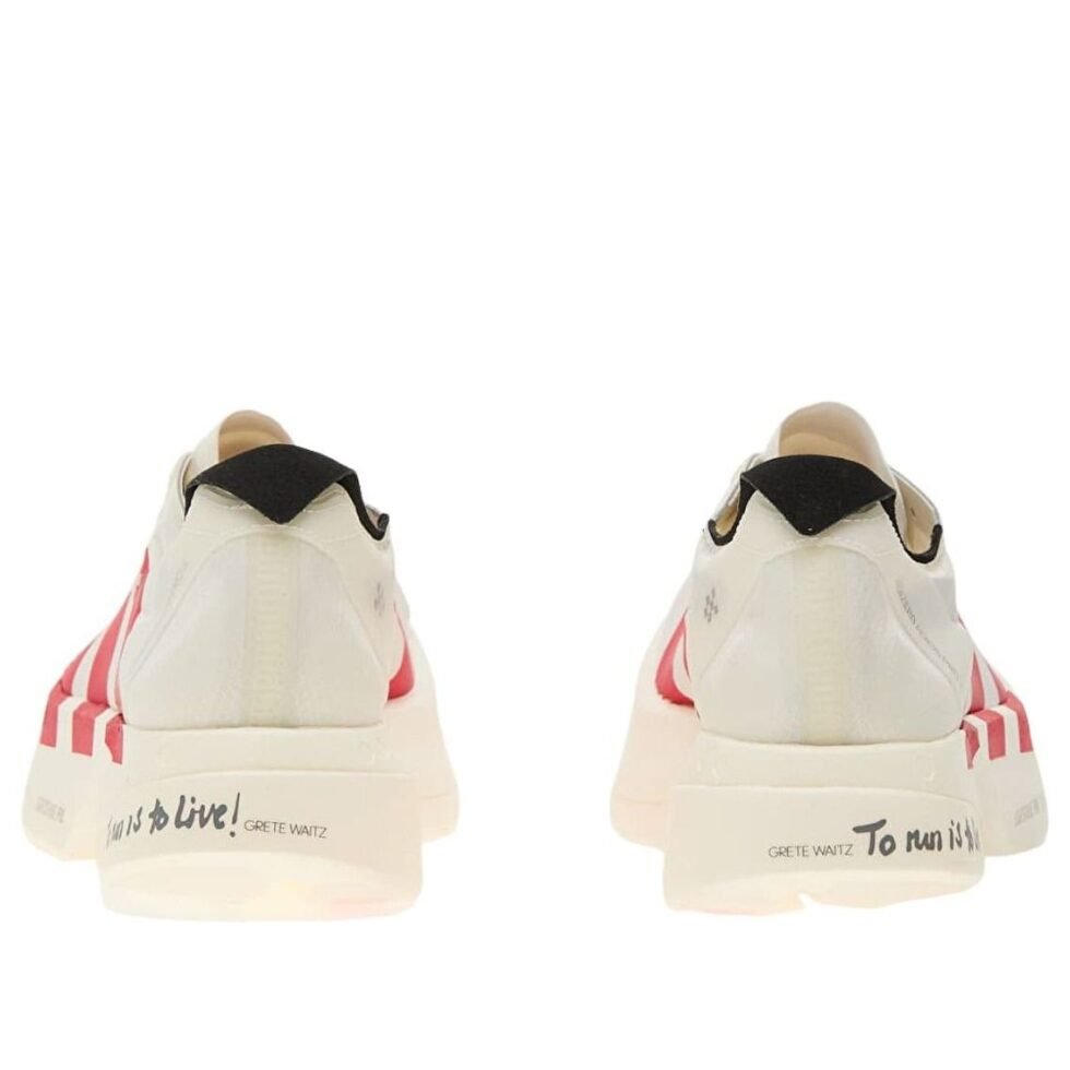 (WMNS) adidas Adizero Adios Pro 4 'White Better Scarlet Black' JR6350 - Image 3