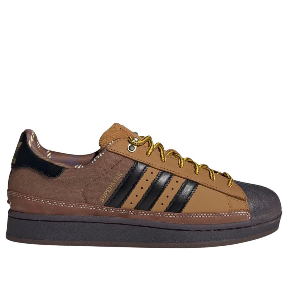 adidas Superstar II 'Mesa Black Preloved Brown' JR6990 - Image 5