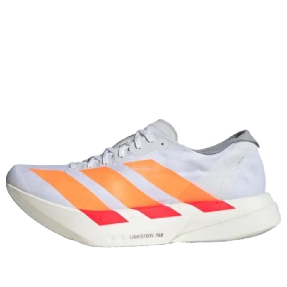 adidas Adizero Adios Pro 4 'White Lucid Orange' JR7088