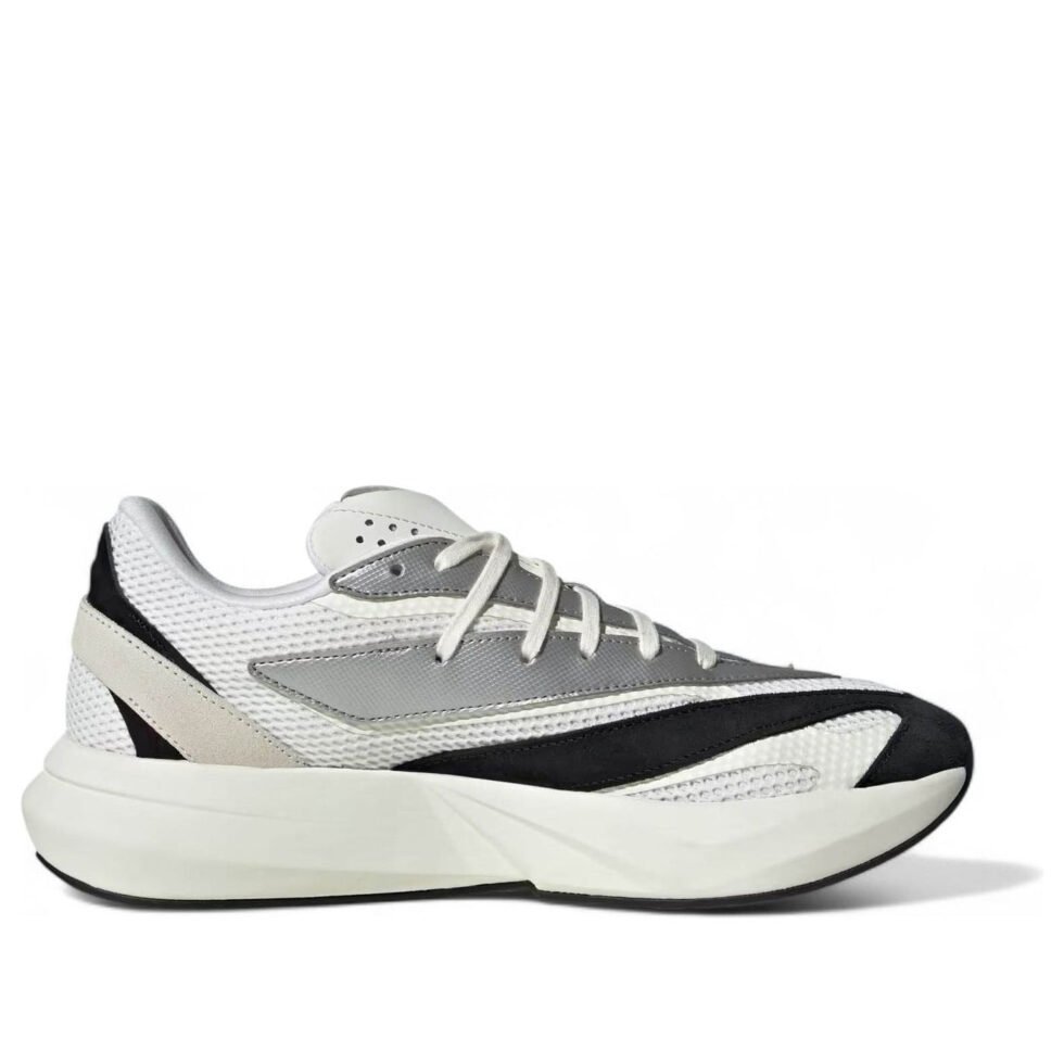 adidas Lightblaze 'Cloud White Silver Metallic' JR7213 - Image 2