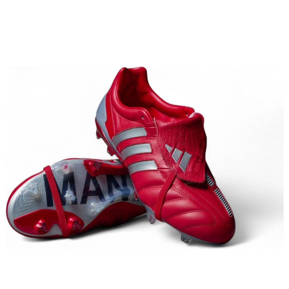 adidas Predator Mania FG 'Vivid Red Silver Metallic' JR7798 - Image 2