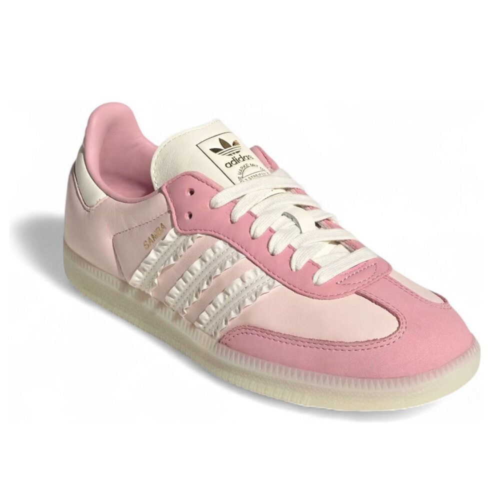 (WMNS) adidas Samba 'Ruffle Stripes Pack Wonder Mauve' JR8830 - Image 3