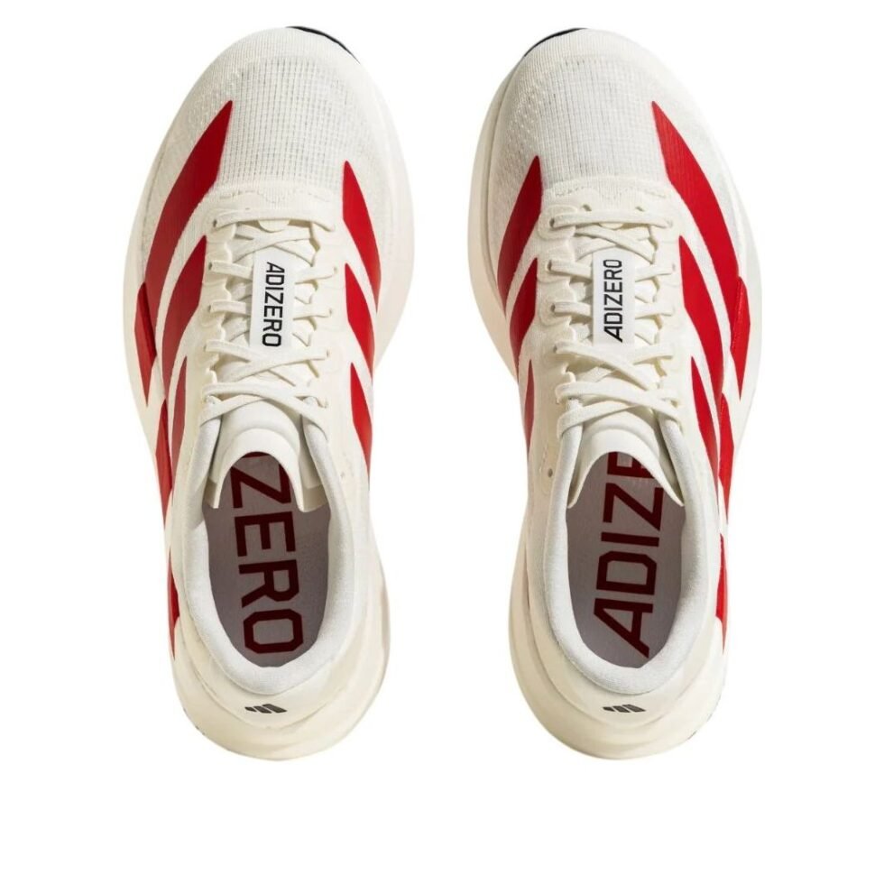 (WMNS) adidas Adizero EVO SL 'Off White Better Scarlet Core Black' JS1183 - Image 3