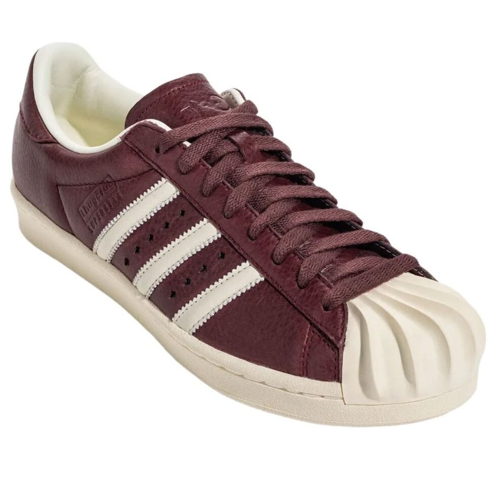 adidas x Thug Club Superstar Vintage 'Burgundy' JS1908 - Image 2
