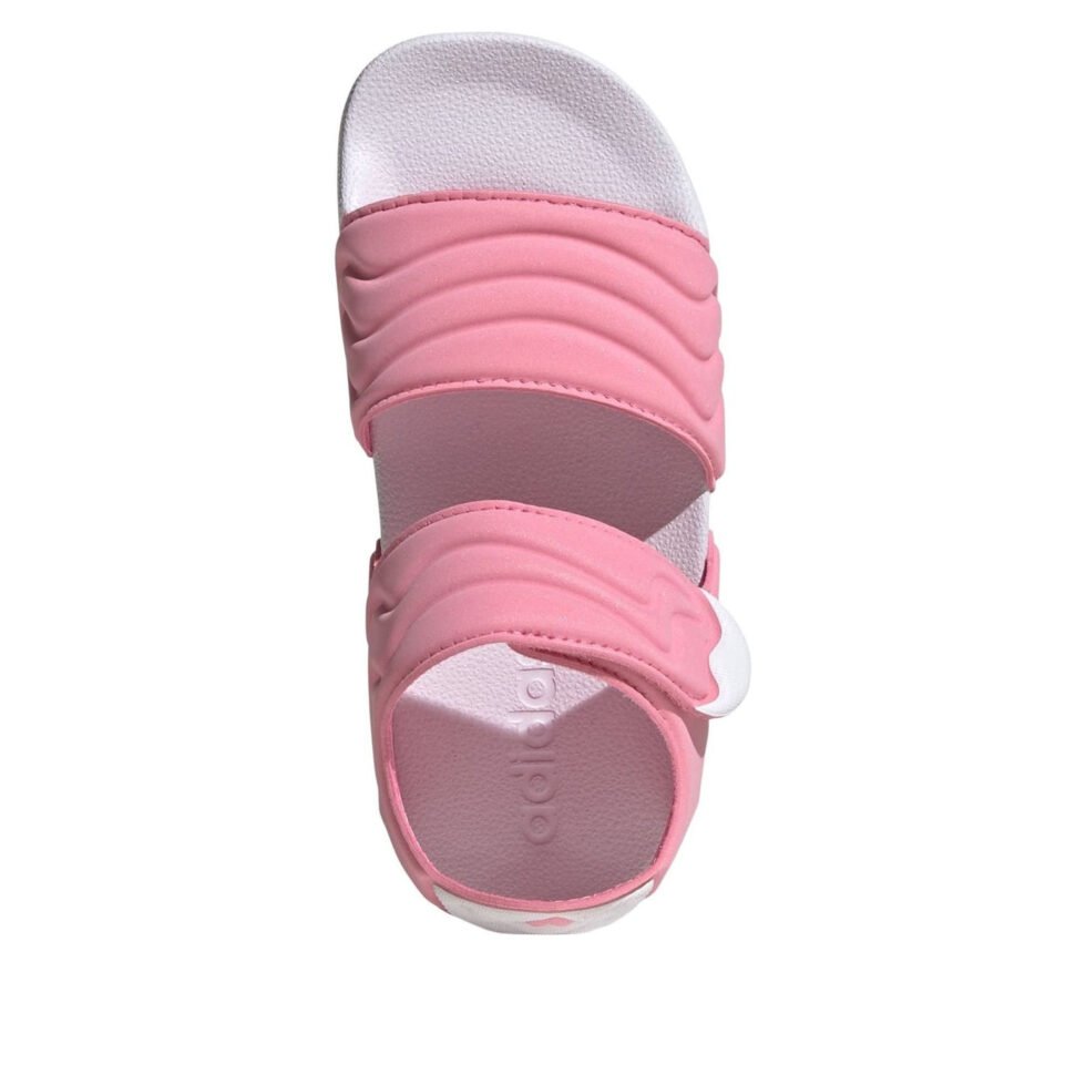(GS) adidas Adilette Sandal 2 Kids 'Bliss Pink Cloud White Bliss Pink' JS2518 - Image 3