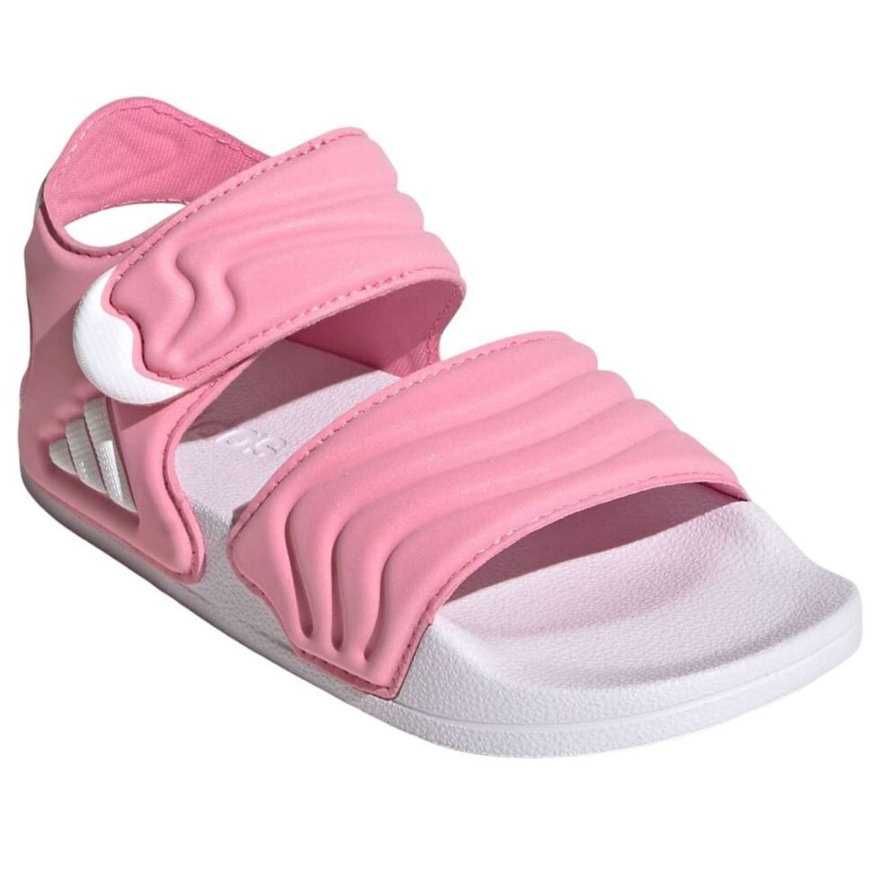 (GS) adidas Adilette Sandal 2 Kids 'Bliss Pink Cloud White Bliss Pink' JS2518 - Image 5