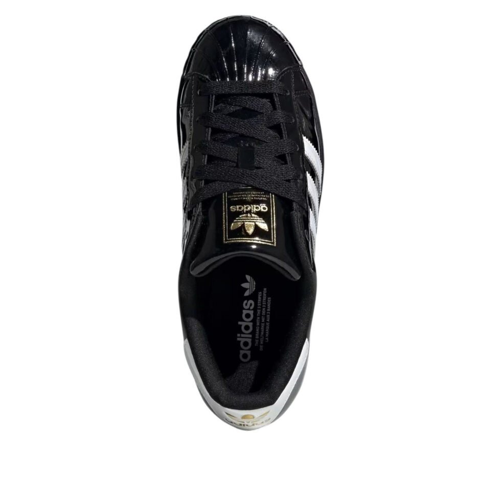 (WMNS) adidas Superstar II 'Core Black Gold Metallic' JS4009 - Image 3