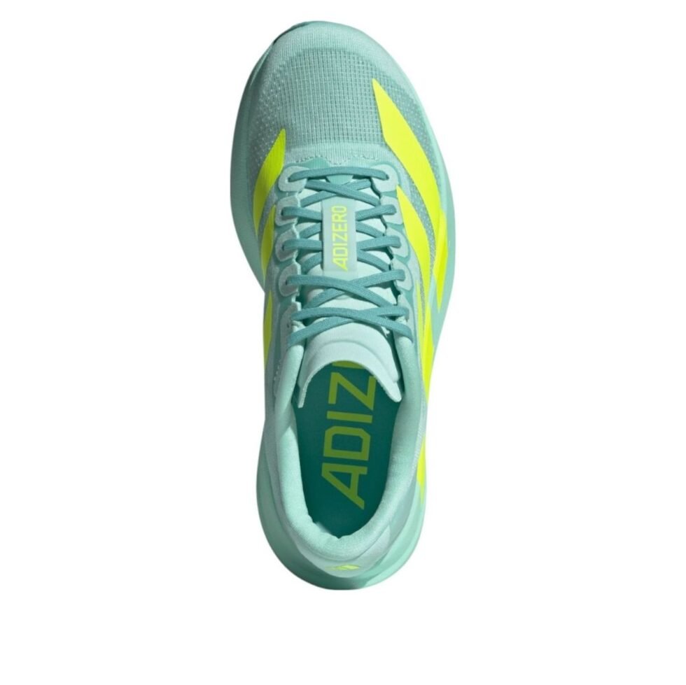 adidas Adizero Evo SL 'Flash Aqua Lucid Lemon' JS4506 - Image 4