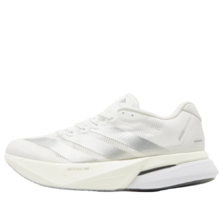 (WMNS) adidas Adizero Boston 13 'Cloud White Matte Silver' JS4948