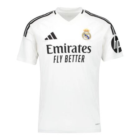 adidas Real Madrid 24/25 Home Asia Sizing 'White Black' JX2136