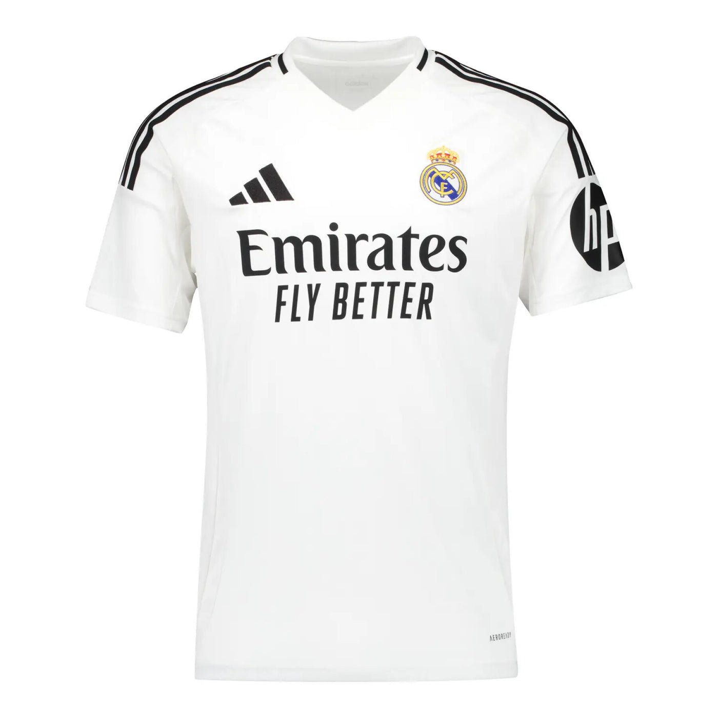 adidas Real Madrid 24/25 Home Asia Sizing 'White Black' JX2136