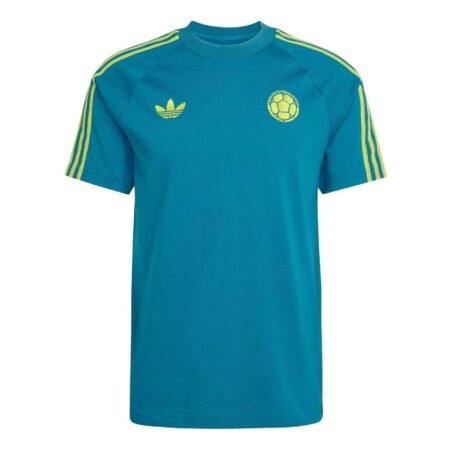 adidas Colombia 2026 T-Shirt Asia Sizing 'Mystery Petrol' KA1532