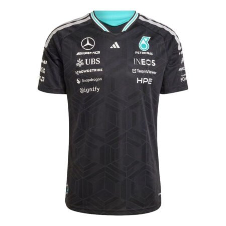 adidas x Mercedes AMG Petronas Formula 1 Team Driver Authentic Jersey Asia Sizing 'Black' KE5325
