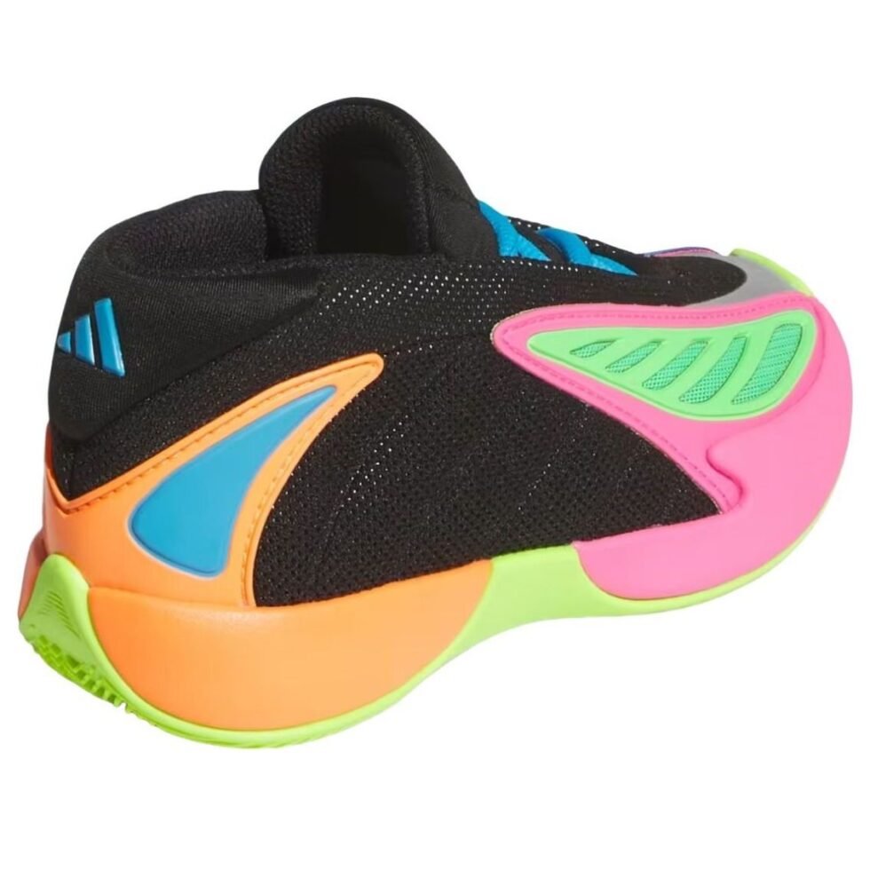 (PS) adidas Anthony Edwards 2 C 'Black Lucid Lemon' KH5999 - Image 5