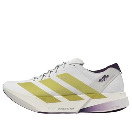 adidas Adizero Adios Pro 4 'White Gold Aurora Plum' KH6359